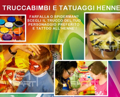Organizzazione e feste truccabimbi