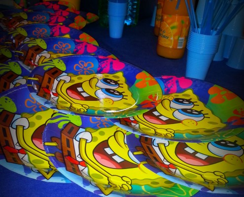 Festa tema Spongebob- Organizzazione compleanni bambini