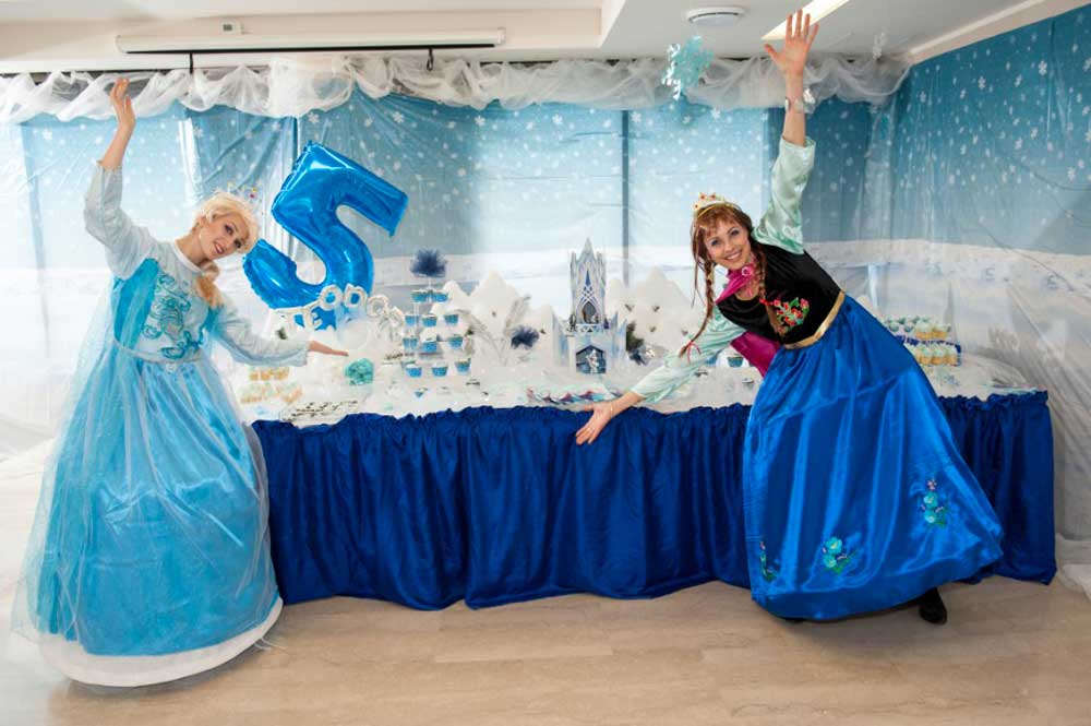 festa a tema frozen