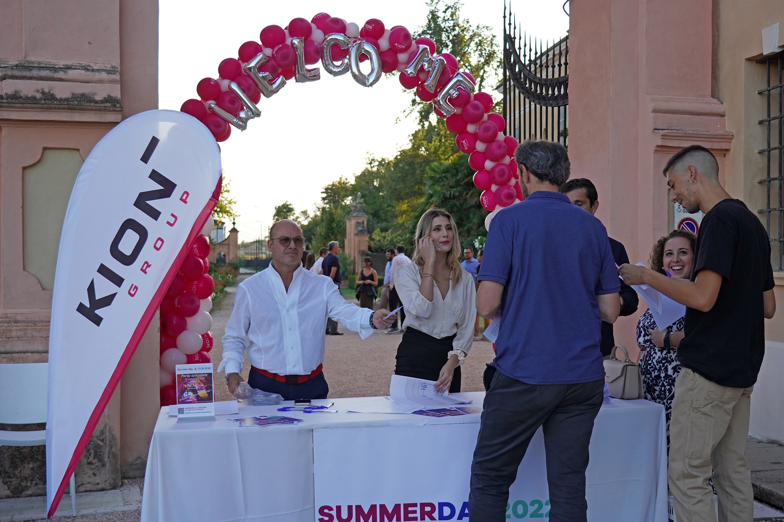 Summer Day aziendale -welcome desk