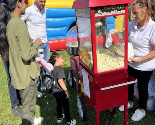 Family Day Aziendale pop corn e zucchero filato